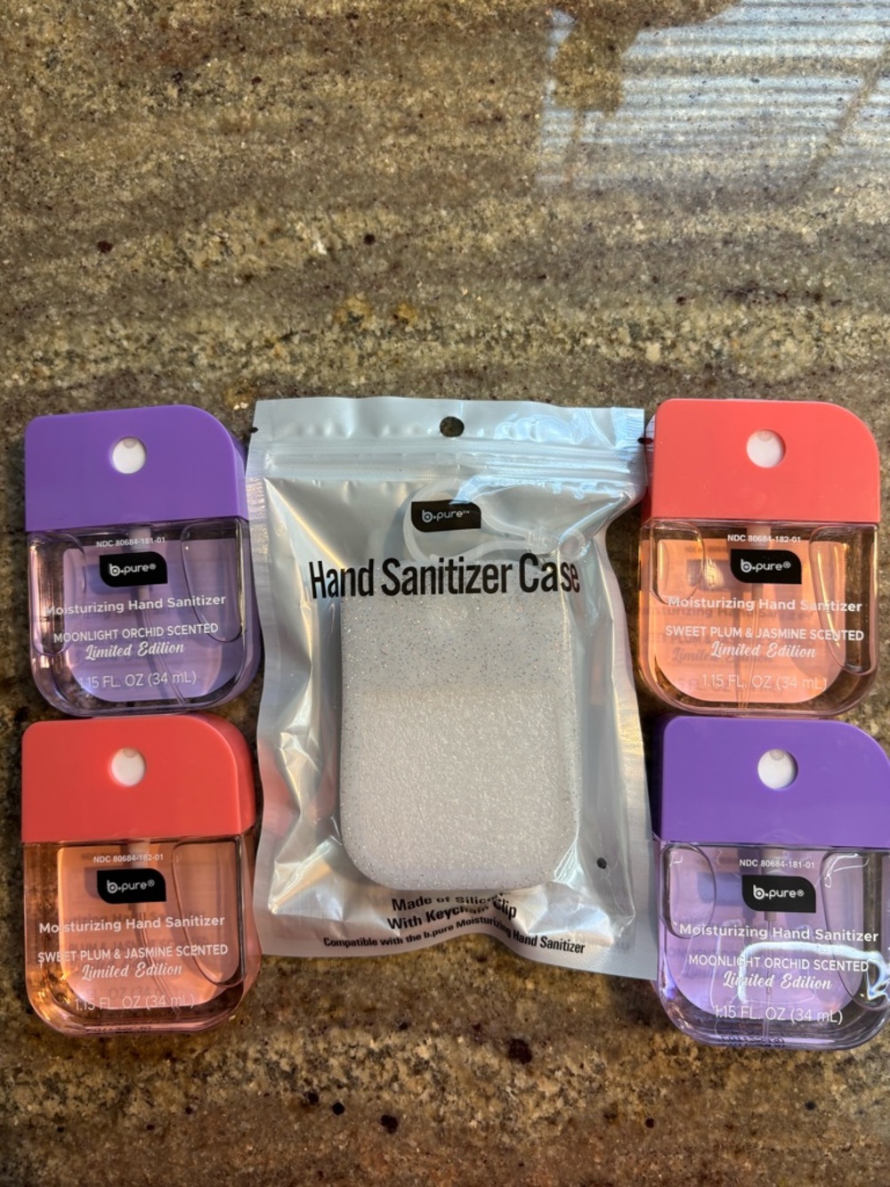 b.pure Moisturizing Hand Sanitizers with Case